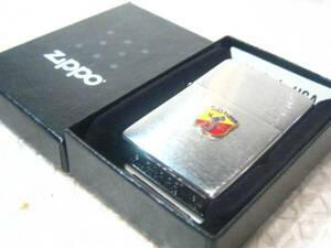 【Spiral】アバルト/ABARTH Zippo/ジッポライター・シルバー【type1】新品/FIAT/フィアット/