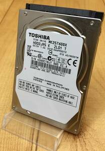 ★☆送料無料☆ HDD 250GB SATA MK2576GSX ノートパソコン用 TOSHIBA 7☆★