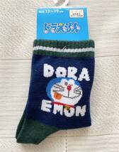 即決★新品13～19㎝　ドラえもん　靴下　クルー丈ソックス　紺　どらえもん　ドラエモン　DORAEMON　男の子_画像1