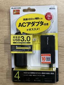 USB3.0対応ACアダプタ付き4ポートUSBハブ a