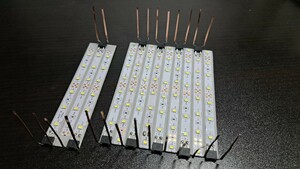 送料無料! 鉄道模型 nゲージ 自作 白色 LED led 室内灯 10両用＋予備2本 通勤型電車 近郊型電車 特急形電車 テープLED 点灯確認済み(3)