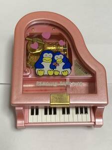 ペンギンパラダイス　ピアノ型　オルゴール アクセサリー 小物入れ　オルゴール付き　ジュエリーケース　レトロ　当時物