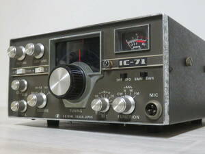 ICOM VHF TRANSCEIVER IC-71 固定機 