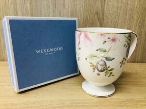 未使用保管品/ウェッジウッド/WEDGWOOD/スウィート プラム マグ （リー）/マグカップ/ブランド食器/箱付き