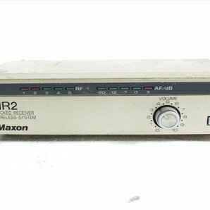 ◇ Maxon MR-2 マクソン ワイヤレスレシーバー 中古 現状品 231008H4355の画像3