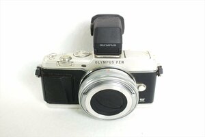 ◇ OLYMPUS オリンパス E-P5 PEN VF-4 ミラーレス 14-42mm 1:3.5-5.6 EZ ED 中古 現状品 231108H4162