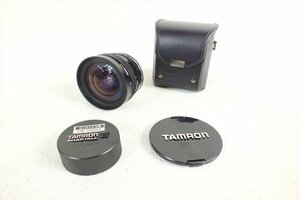 ◇ TAMRON タムロン CONTAXマウント レンズ SP 3.5 17mm ソフトケース付き 中古 現状品 231108R7288