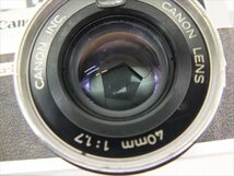 ♪ Canon キャノン QL-17 G-IIIQL レンジファインダー ハードケース付き 中古 現状品 231111E3069_画像8
