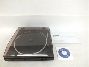 ♪ DENON デノン DP-200USB ターンテーブル レコードプレイヤー 取扱説明書有り 中古 231111Y7080