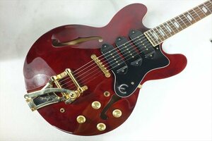 ★ Epiphone エピフォン Epiphone ギター Riviera P93 WR ソフトケース付き 中古 現状品 231001N3490