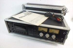 ◆ TASCAM タスカム 112MKII カセットデッキ ハードケース付き 中古 現状品 231109M5420