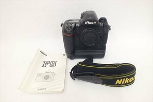 ◆ Nikon ニコン F6 MB-40付 フィルム一眼レフ 取扱説明書有り 中古 現状品 231109G3299