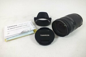 □ TAMRON タムロン レンズ 18-400ｍｍ3.5-6.3 Di II VC 取扱説明書有り 中古 現状品 231106G6325B