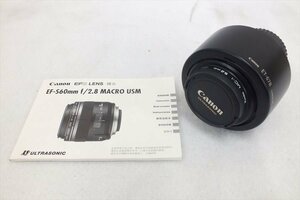 ◆ Canon キャノン EF-S レンズ EF-S 60mm f/2.8 取扱説明書有り 中古 現状品 231009A1409