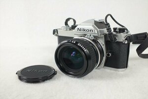 ★ Nikon ニコン FM フィルム一眼レフ 28mm 2.8 中古現状品 231101Y6495