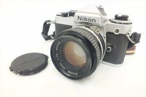 ◆ Nikon ニコン FE フィルム一眼レフ 50mm 1.4 中古 現状品 231109G3541