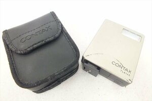 ◆ CONTAX コンタックス TLA140 ストロボ ソフトケース付き 中古 現状品 231109G3539