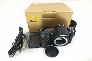 □ Nikon ニコン D300 フィルム一眼レフ 元箱付き 中古現状品 231106G6232