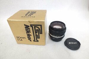 ◆ Nikon ニコン レンズ 50mm 1.4 元箱付き 中古 現状品 231109G3360
