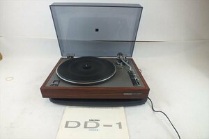 ☆ MICRO マイクロ精機 DD-1 ターンテーブル 取扱説明書有り 中古 231107T3020