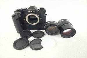□ Nikon ニコン FE フィルム一眼レフ NIKKOR 135mm 2.8 NIKKOR 50mm 1:1.4 中古 現状品 231106G6433
