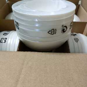 【送料無料】ヤマザキ春のパン祭り山崎春のパンまつり2022年白いスマイルボウル1箱36枚セット 白い皿の画像4