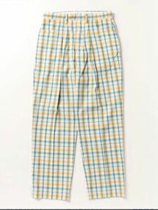 【FARAH】ファーラーTwo-tuck Wide Tapered Pants Souvenir Check SIZE30パンツ