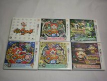 3DS　妖怪ウォッチ２ 真打＋本家＋元祖＋妖怪ウォッチバスターズ2 秘宝伝説バンバラヤー マグナム＋ソード　お買得6本セット(ケース付)_画像1