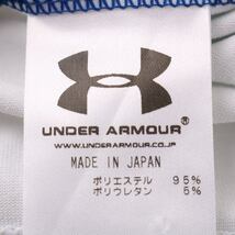 アンダーアーマー 半袖ポロシャツ グラデーション ヒートギア 日本製 東京オリンピック レディース MDサイズ ブルー UNDER ARMOUR_画像6