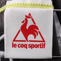 ルコックスポルティフ ショートコート ハーフパンツ サイドライン スポーツウエア レディース Mサイズ グレー le coq sportif_画像3