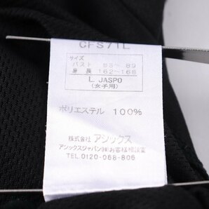 アシックス 半袖Tシャツ グラフィックT ドット柄 スポーツウエア レディース Lサイズ ブラック asicsの画像6