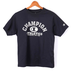 チャンピオン 半袖Tシャツ ロゴT メッシュ スポーツウエア メンズ Mサイズ ネイビー Championの画像1