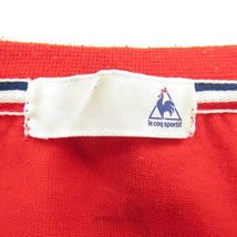 ルコックスポルティフ 半袖Ｔシャツ グラフィックT コットン混 スポーツウエア レディース Lサイズ レッド le coq sportif_画像2