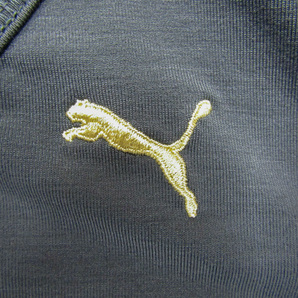 プーマ 半袖Tシャツ レイヤード風 ストレッチ スポーツウエア レディース Mサイズ グレー PUMAの画像4