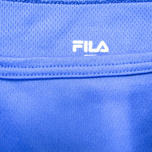 フィラ 半袖Tシャツ ロゴT スポーツウエア レイヤード風 レディース Mサイズ ブルー FILA_画像3