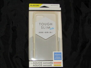 送料無料　未開封品　 AQUOS sense6s/sense6　ケース　TOUGH SLIM Lite　PM-S221TSLFCIV　アイボリー　エレコム