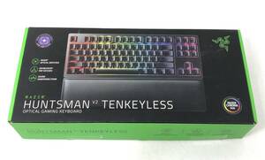 ■51 RAZER レイザー HUNTSMAN V2 テンキーレスオプティカルゲーミングキーボード 日本語キー配置仕様 RZ03-03941500-R3J1【中古】