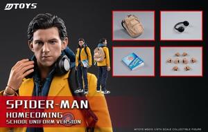 新品未開封 MTOYS MT-010 スパイダーマン ピーター・パーカー 1/6 フィギュア spiderman peter parker (ホットトイズ MMS426等に)