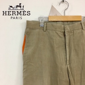 HERMES　エルメス　メンズ　ボトムス　ズボン　パンツ　ベージュ