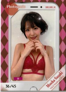 【佐々木萌香Vol.2】36/45 フォトジェニックカード08 トレーディングカード