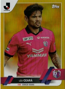 【Leo Ceara レオ セアラ セレッソ大阪】6/50 ゴールドパラレル 2023 TOPPS Ｊリーグフラッグシップ