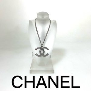 【CHANEL】シャネル ネックレス ペンダント ラインストーン 2000年