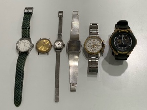 (日)6点まとめ 腕時計 時計 OMEGA オメガ コンステレーション アンティーク RADO ラドー SEIKO セイコー SELECTION クロノグラフ G-SHOCK