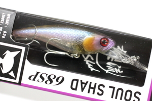 ★JACKALL ジャッカル SOUL SHAD ソウルシャッド 68SP #ゴーストピンクワカサギ★