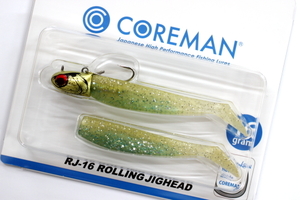 ★COREMAN コアマン RJ-16 ROLLING JIGHEADローリングジグヘッド #046 GH/シャローイワシ★