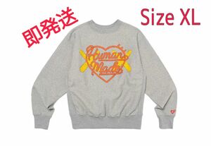 Humanmade x Kaws sweatshirt gray XL