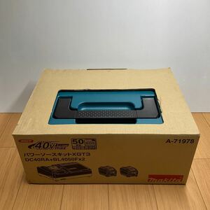 マキタ makita パワーソースキット XGT3 40Vmax/5.0Ah 1個口急速充電器＋バッテリー2個！未使用品！【送料無料♪】