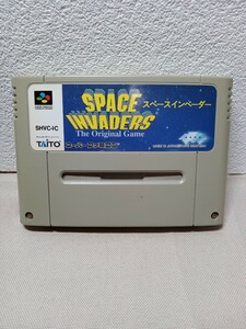 動作確認済み　スペースインベーダー　ソフト　カセット　スーパーファミコン