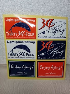 長期間保管　THIRTY34FOUR サーティーフォー　ステッカー