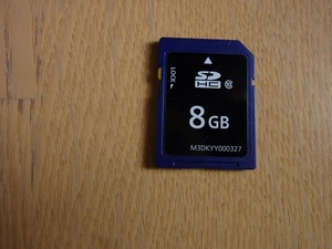 ＳＤＨＣメモリーカード ８GB M3DKYY000327 中古品